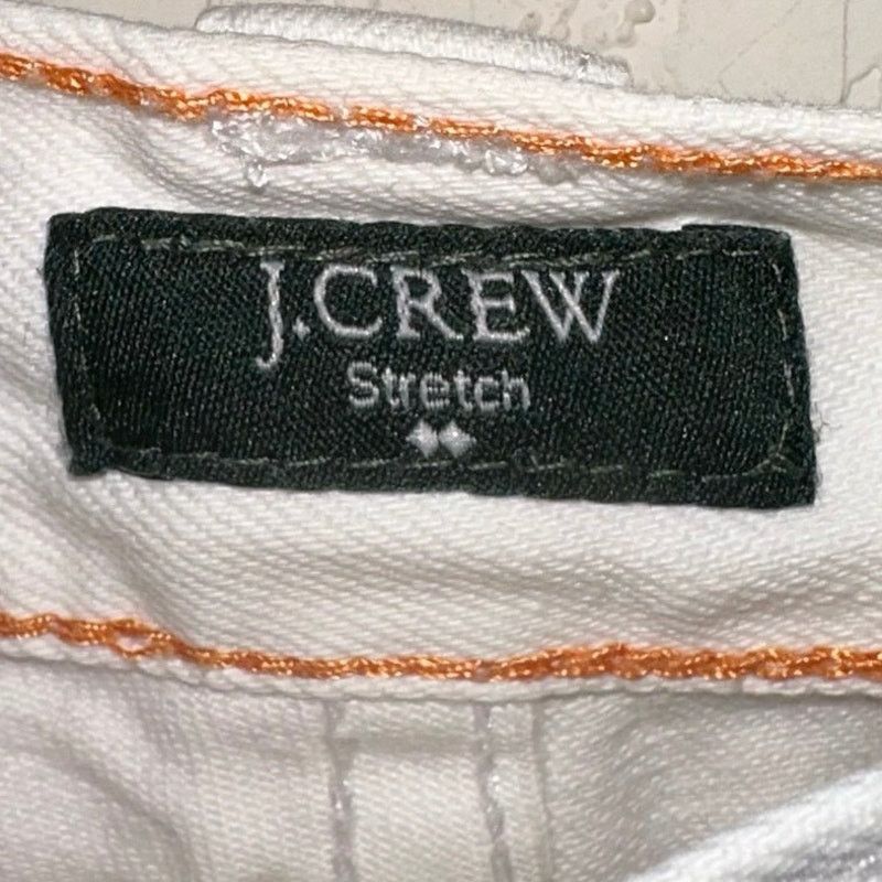 J.Crew J. Crew White Cutoff Cuffed Denin Shorts Size 28" / US 6 / IT 42 - 3 Thumbnail