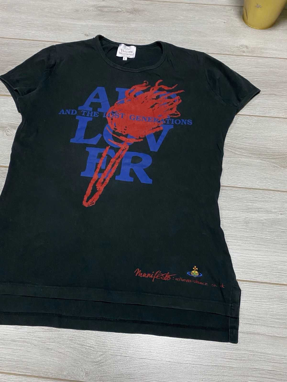 Vivienne Westwood Vivienne Westwood orb Art Lover the lost generation tee eb0 Size US L / EU 52-54 / 3 - 4 Thumbnail