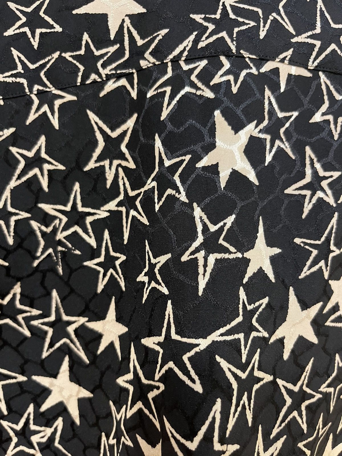 Saint Laurent Paris star print silk shirt collar size 42 Size US L / EU 52-54 / 3 - 10 Thumbnail