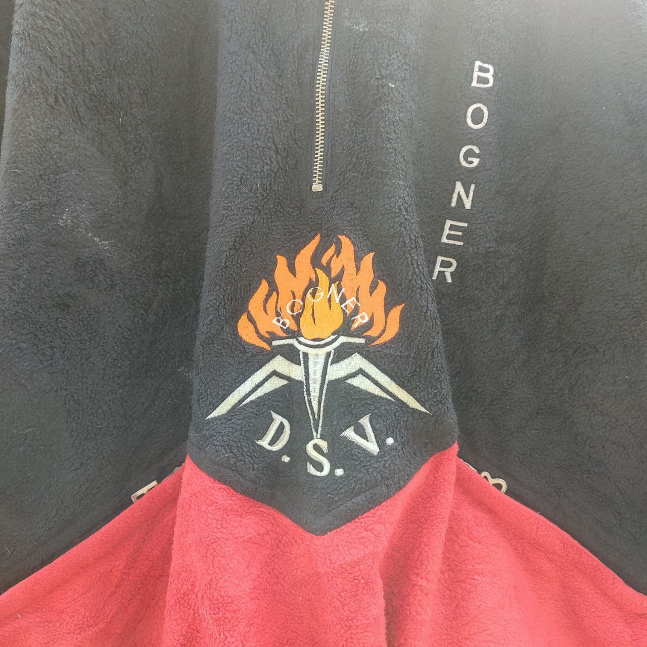 Bogner × Polartec × Vintage Vintage Bogner Fleece Half Zipper Spellout Polartec Size US M / EU 48-50 / 2 - 2 Thumbnail