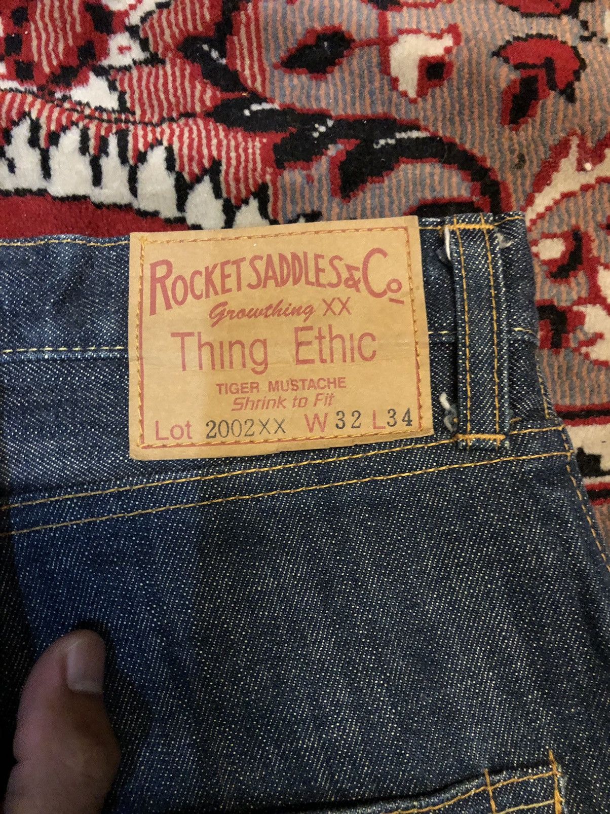 Japanese Brand Japan brand denim jeans rocket seddles & co Size US 32 / EU 48 - 7 Thumbnail