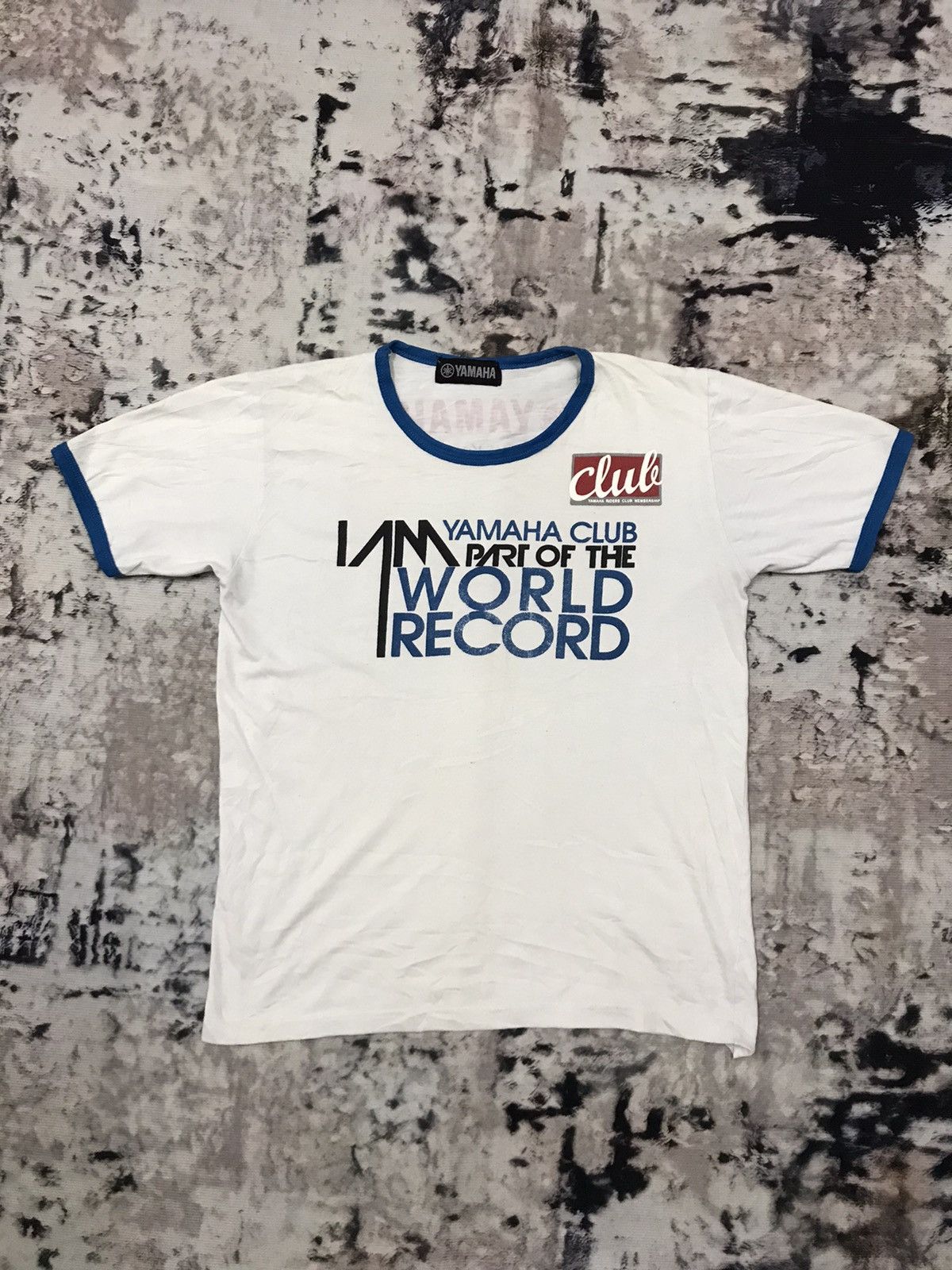 Yamaha Vintage Yamaha Riders Club Membership Ringer Tshirt Size US S / EU 44-46 / 1 - 1 Thumbnail