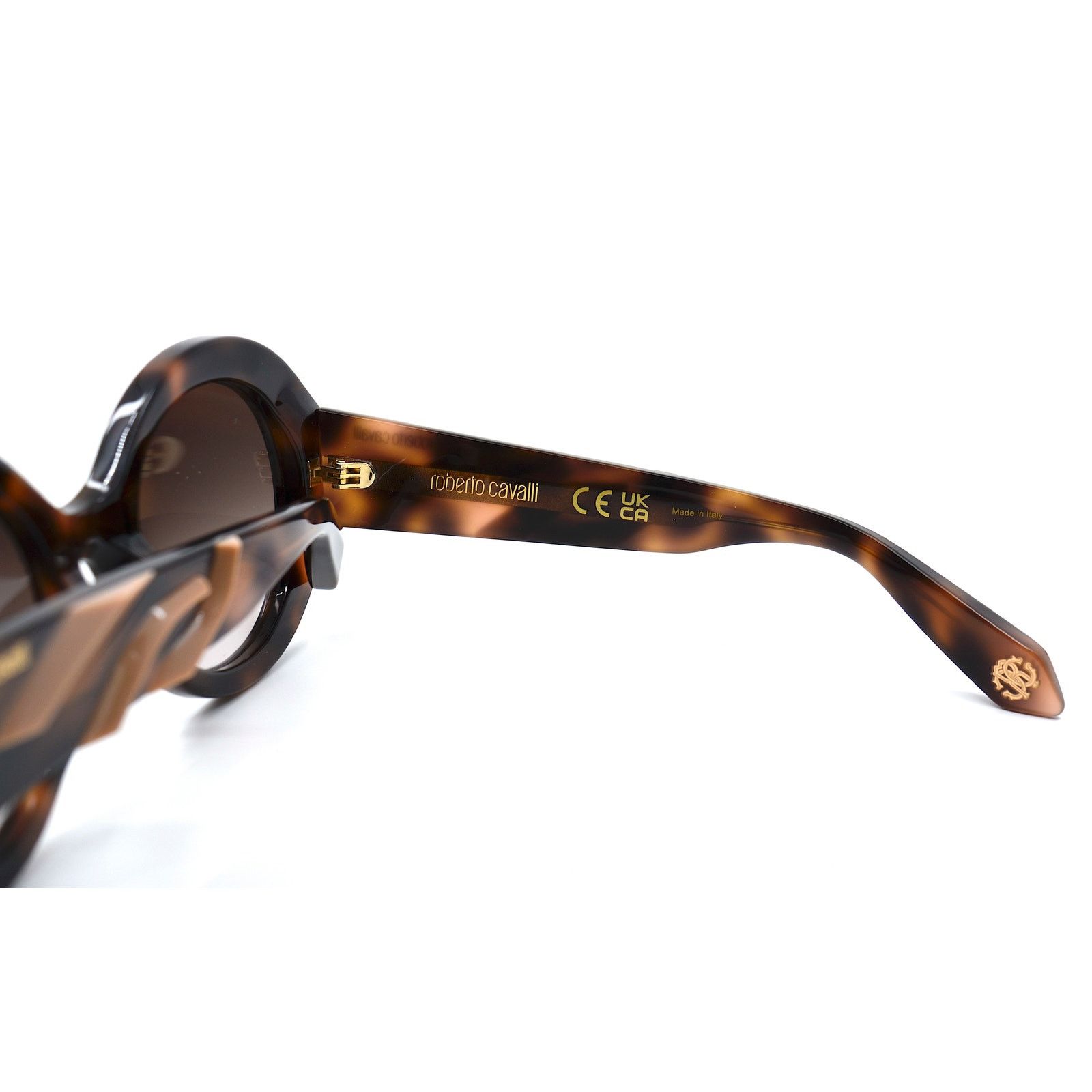 Roberto Cavalli ROBERTO CAVALLI SRC010M HAVANA BROWN GRADIENT SUNGLASSES Size ONE SIZE - 11 Thumbnail