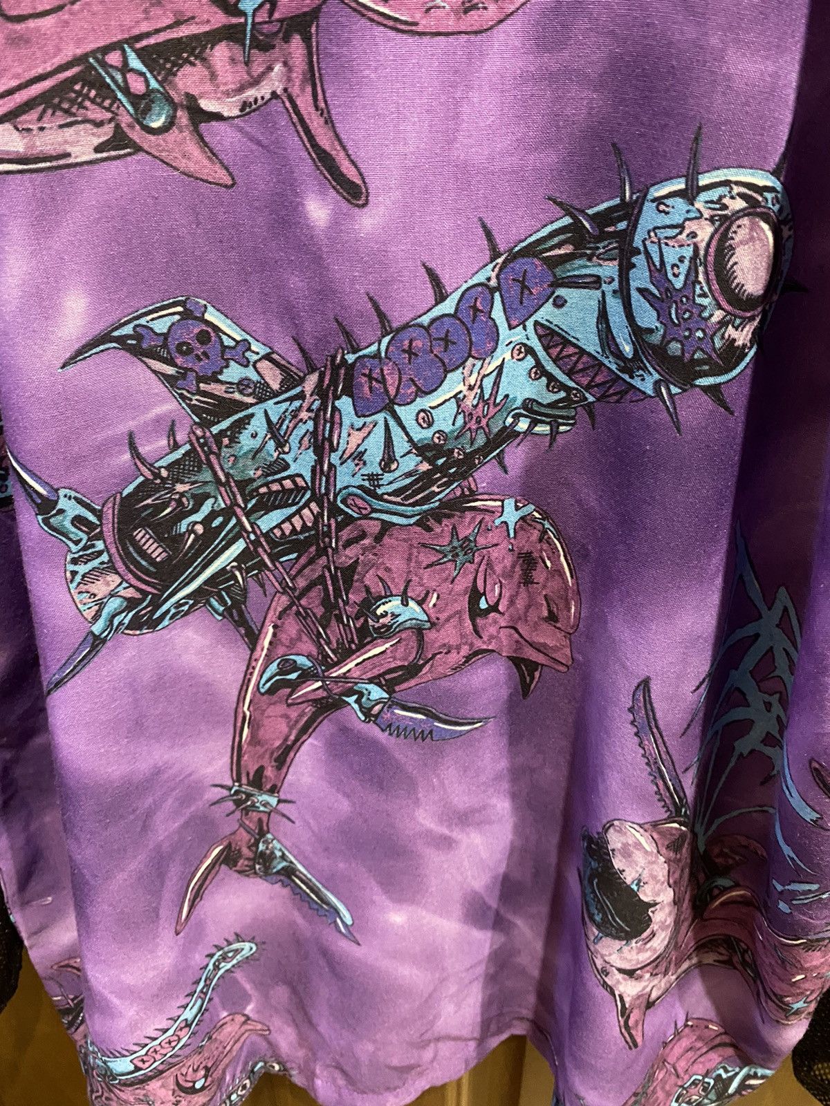 Drop Dead Clothing Drop Dead Oversized Shirt Emo Skate Punk Vintage Rave Metal Size US XS / EU 42 / 0 - 6 Thumbnail