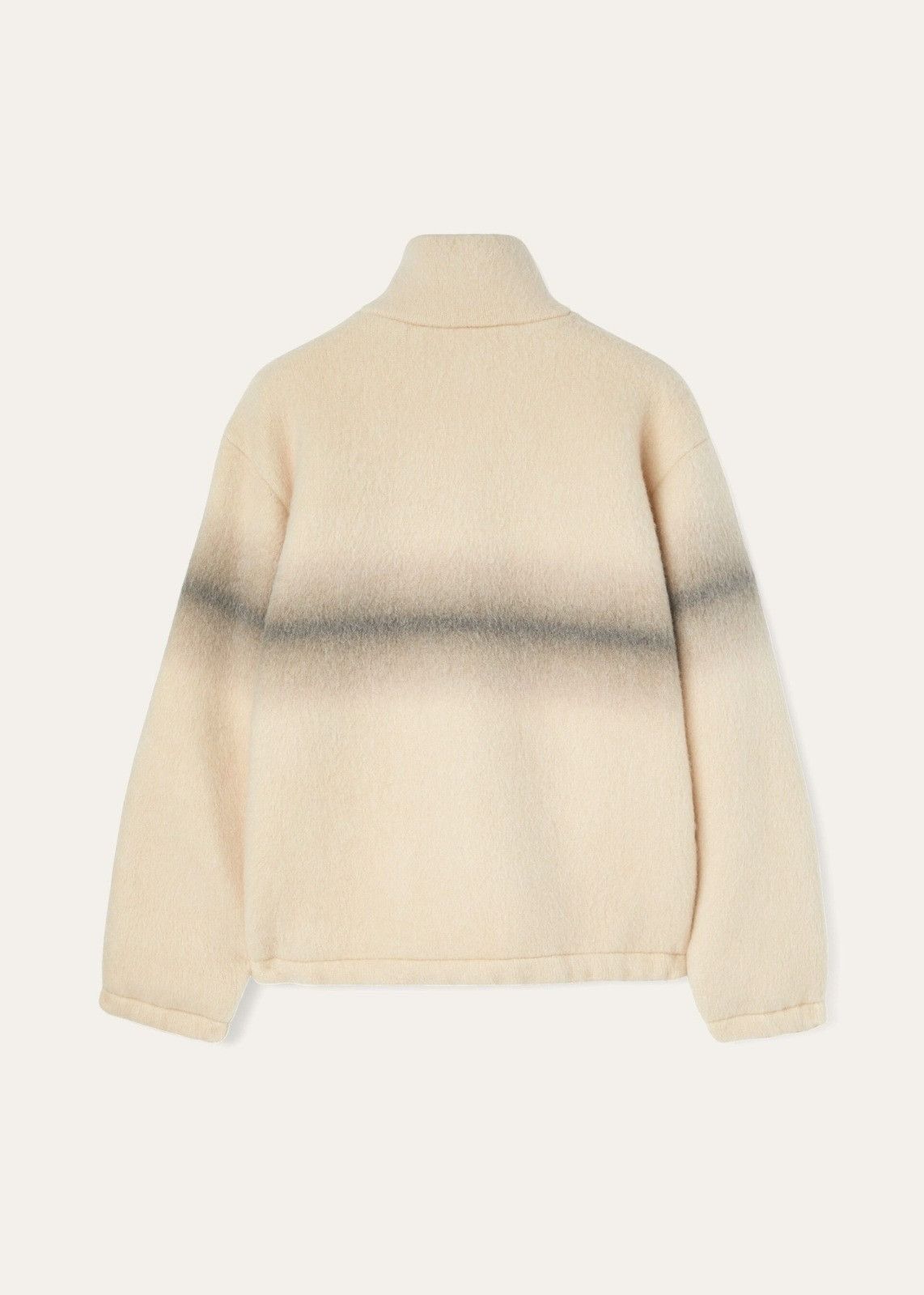 Loro Piana o1srvl11e1224 Cashmere Mohair Bomber Jacket in Beige Size US S / EU 44-46 / 1 - 2 Thumbnail