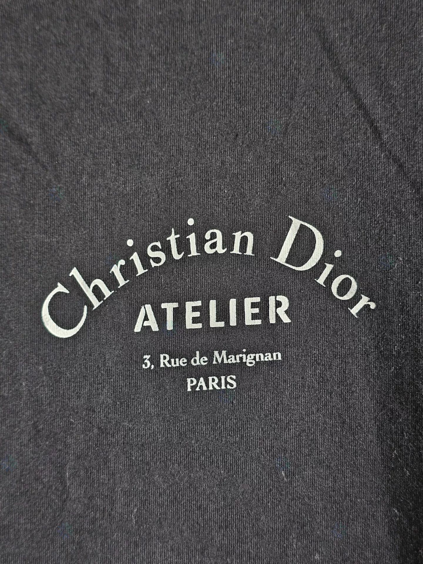 Dior Dior Black Logo Short Sleeve T-Shirt Size US XS / EU 42 / 0 - 2 Thumbnail