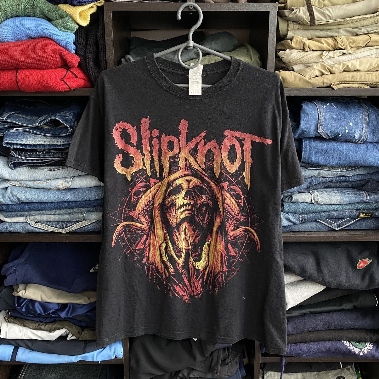 Band Tees Vintage Slipknot Big Graphic Logo Rock Band 00’s tee Size US M / EU 48-50 / 2 - 1 Thumbnail