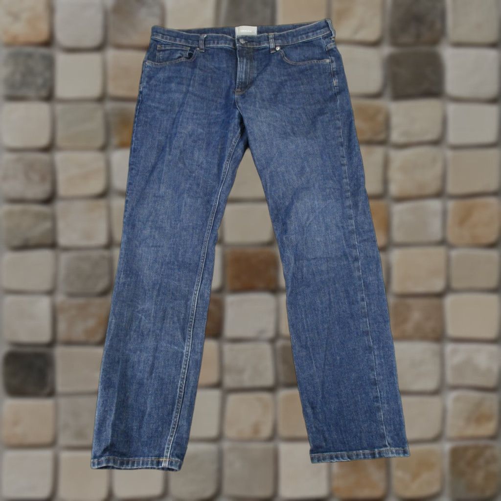 Everlane Everlane Jeans Mens 38 Dark Wash Denim Slim 38X31 Slim Regular Denim Jeans Mens 38 Dark Blue 90s? Size US 38 / EU 54 - 1 Thumbnail