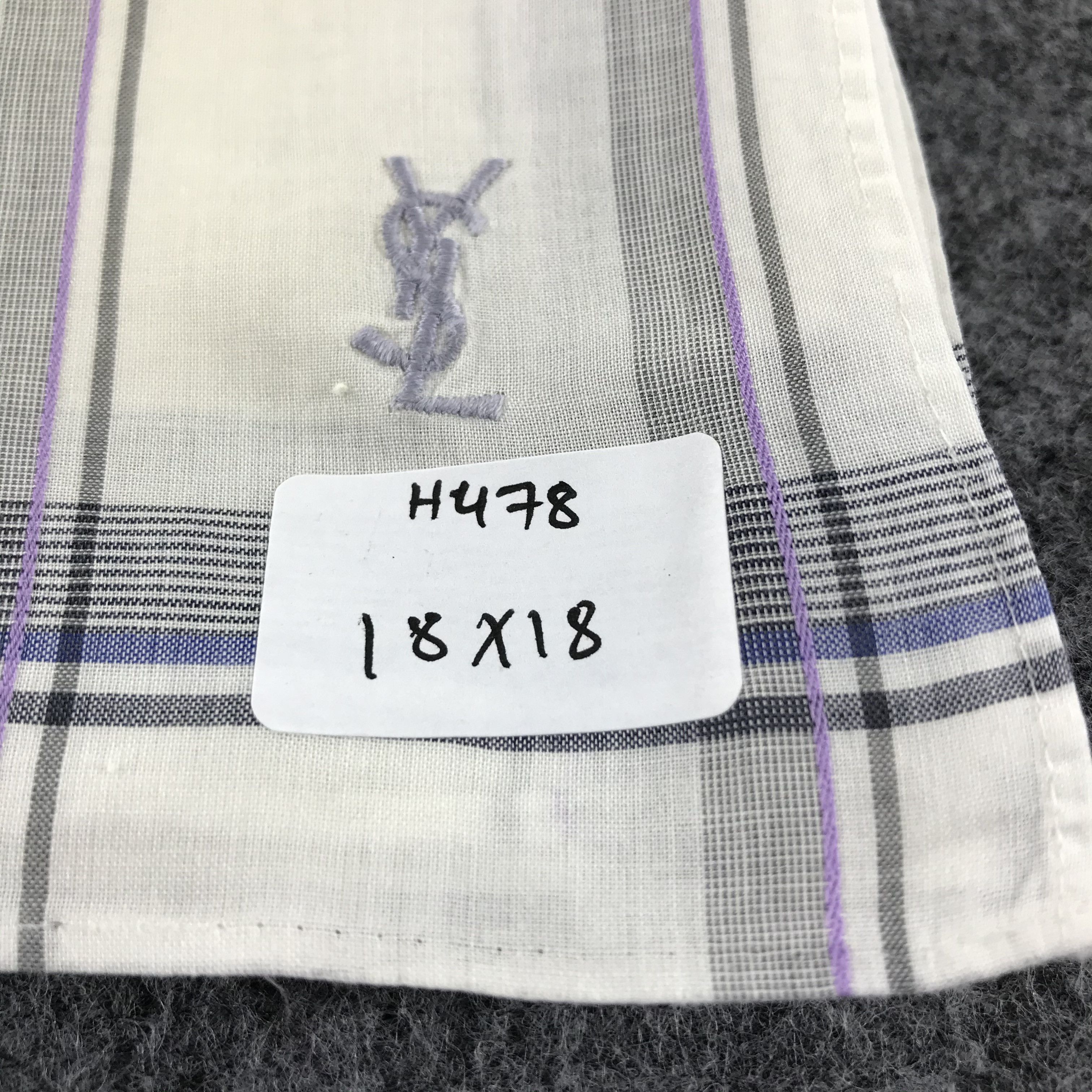 Yves Saint Laurent YSL Handkerchief Neckerchief Bandana H478 Size ONE SIZE - 9 Thumbnail