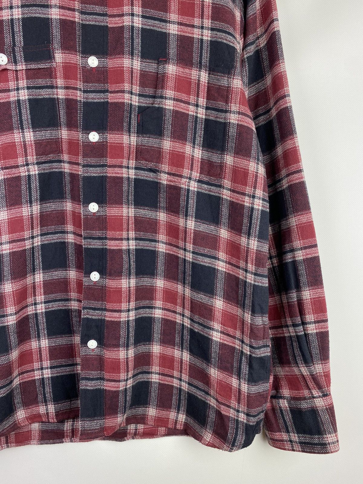 Pike Brothers Pike Brothers men’s long sleeve flannel checked shirt size M Size US M / EU 48-50 / 2 - 7 Thumbnail