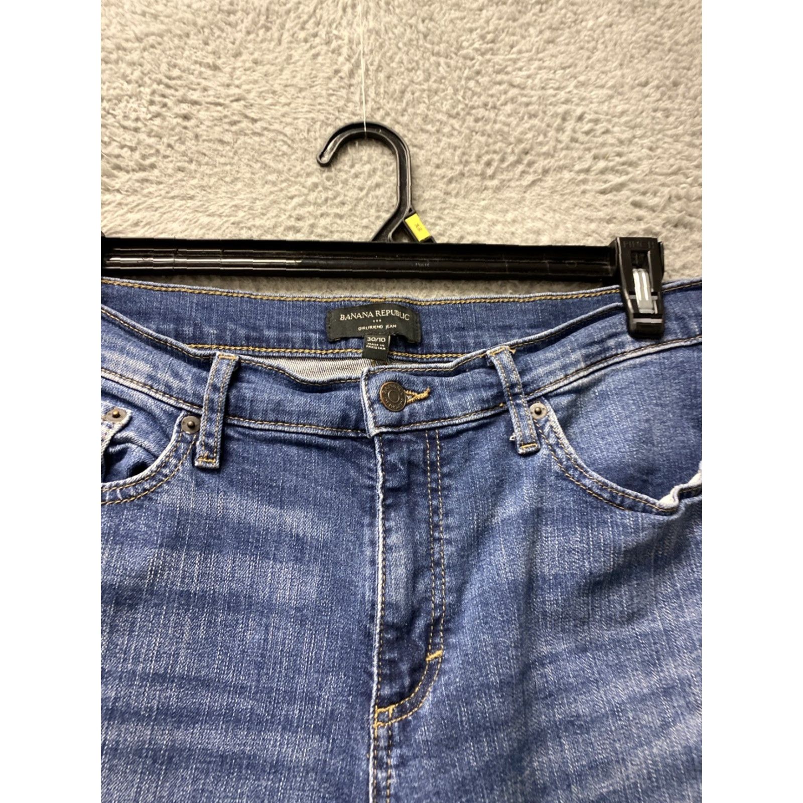 Banana Republic Banana Republic Jeans Womens 30/10R Blue Denim Slim Casual Straight Zip 0508 Women Size 30" / US 8 / IT 44 - 2 Thumbnail