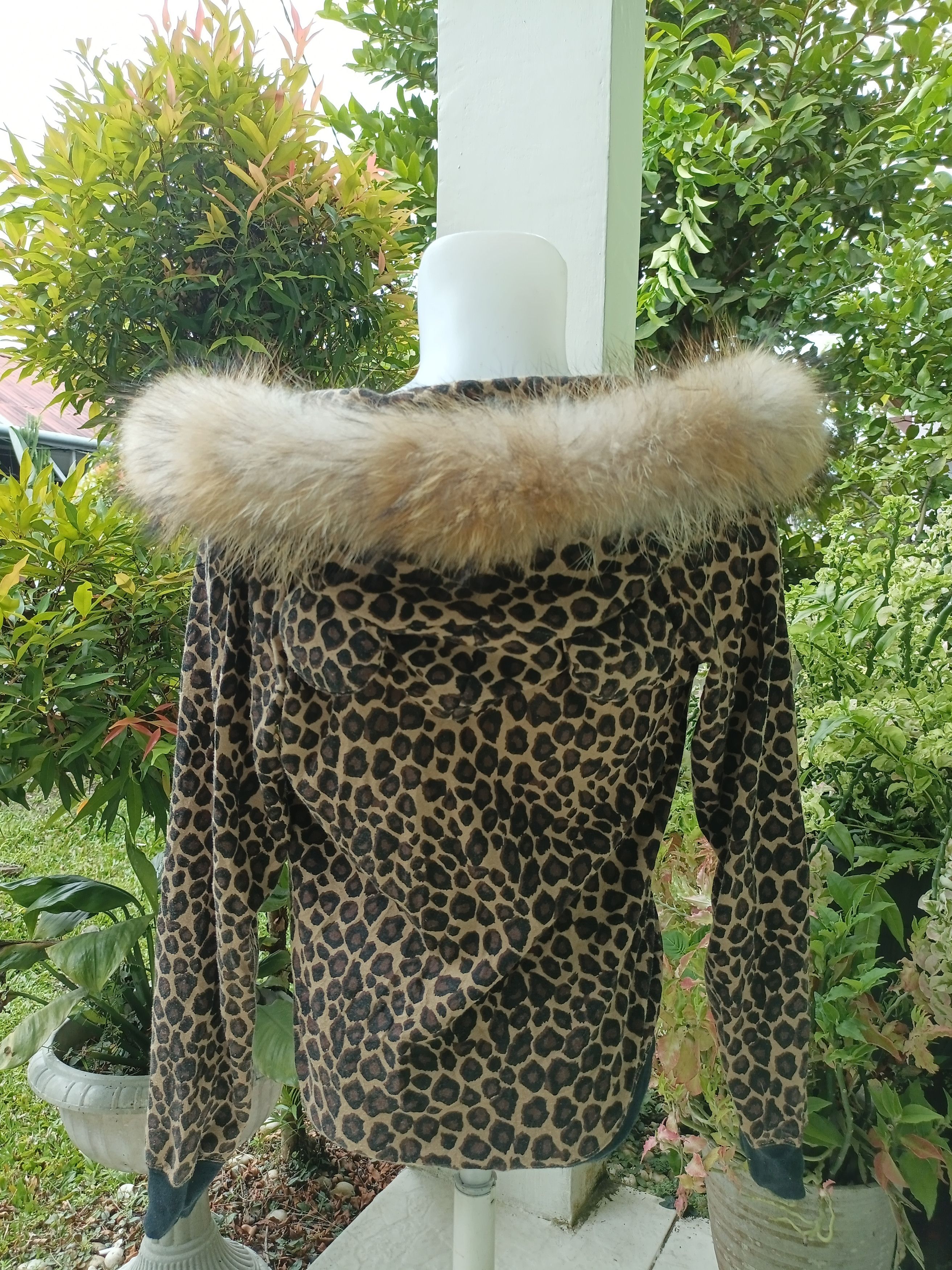 If Six Was Nine × Japanese Brand × Le Grande Bleu (L.G.B.) Y2K SHOCK NINE Leopard Ear Fur Zipper Hoodie Size US M / EU 48-50 / 2 - 14 Thumbnail
