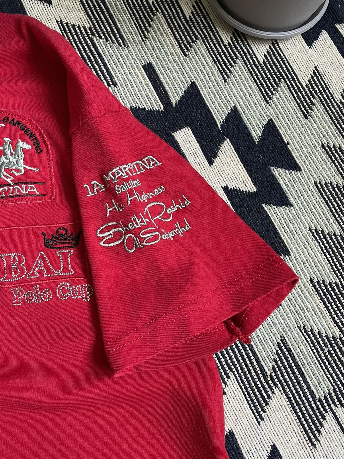 Other Vintage La Martina Dubai Polo Chief Kief Logo T-shirt Size US L / EU 52-54 / 3 - 7 Thumbnail