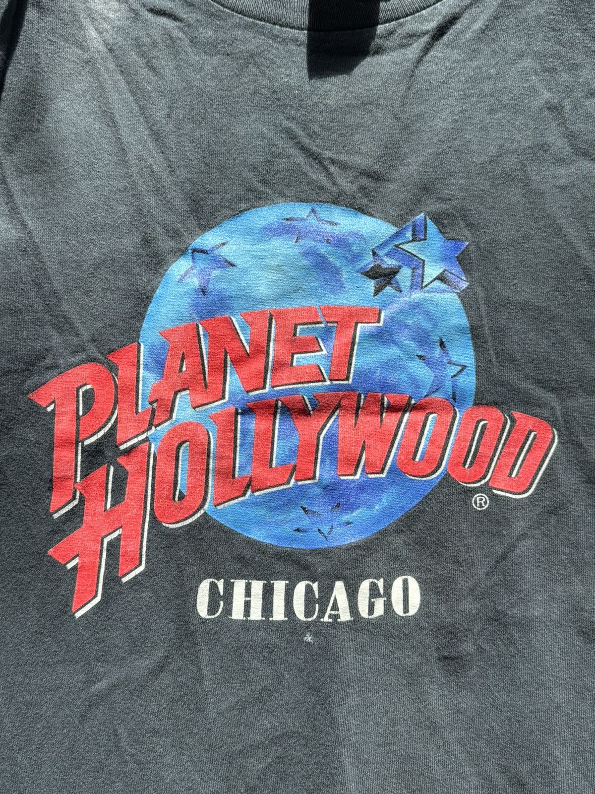 Planet Hollywood × Vintage Vintage Planet Hollywood Chicago Tee Black Medium Size US M / EU 48-50 / 2 - 2 Thumbnail