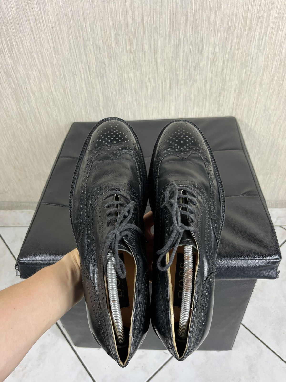 Hugo Boss Vintage Hugo Boss leather casual shoes avant garde classic Size US 9 / EU 42 - 17 Thumbnail