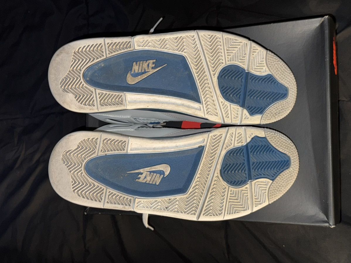 Jordan Brand × Nike Air Jordan retro 4 military blue Size US 10.5 / EU 43-44 - 7 Thumbnail