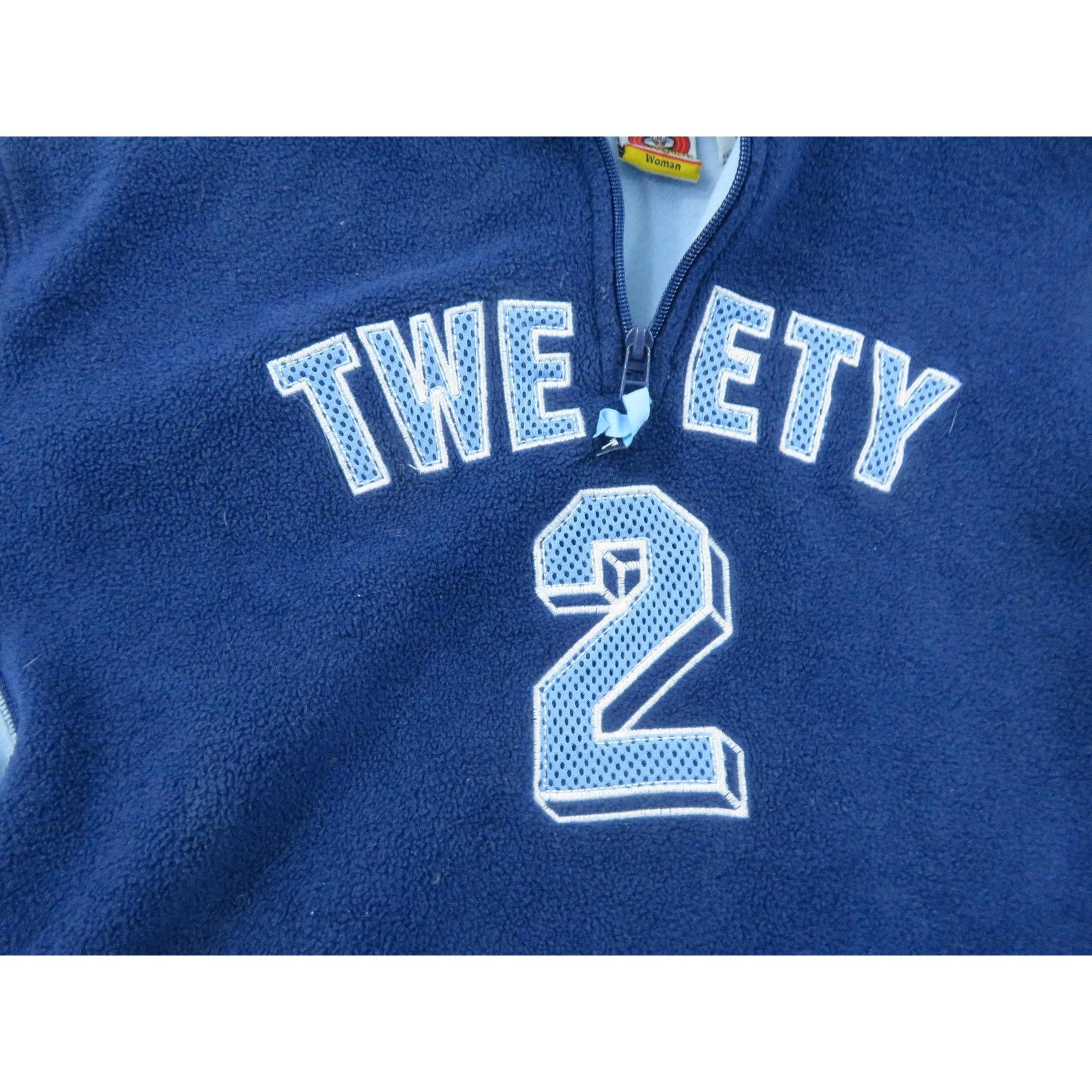 Other Looney Tunes Tweety Bird Fleece 1/4 Zip Size 14W/16W 1990s Size XL / US 12-14 / IT 48-50 - 4 Thumbnail