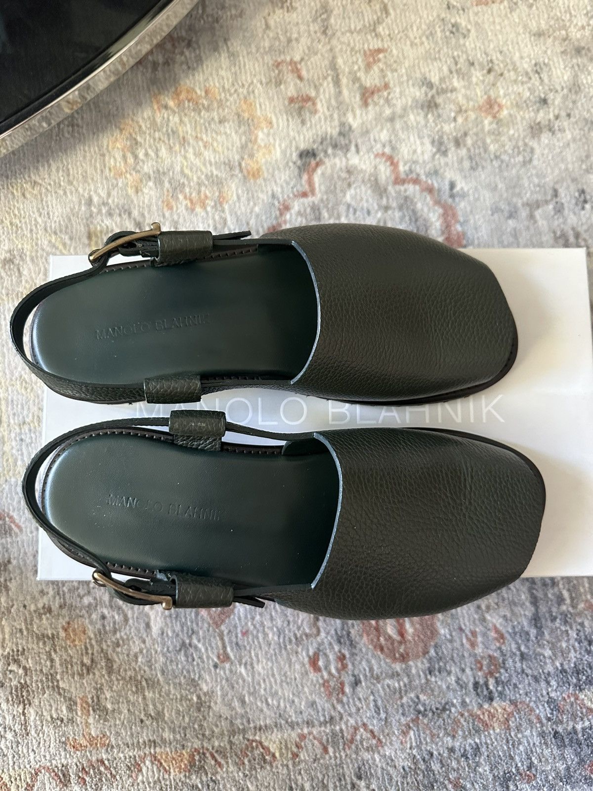 Manolo Blahnik Manolo Blahnik men’s sandals size 42EU green color Size US 8 / EU 41 - 2 Thumbnail