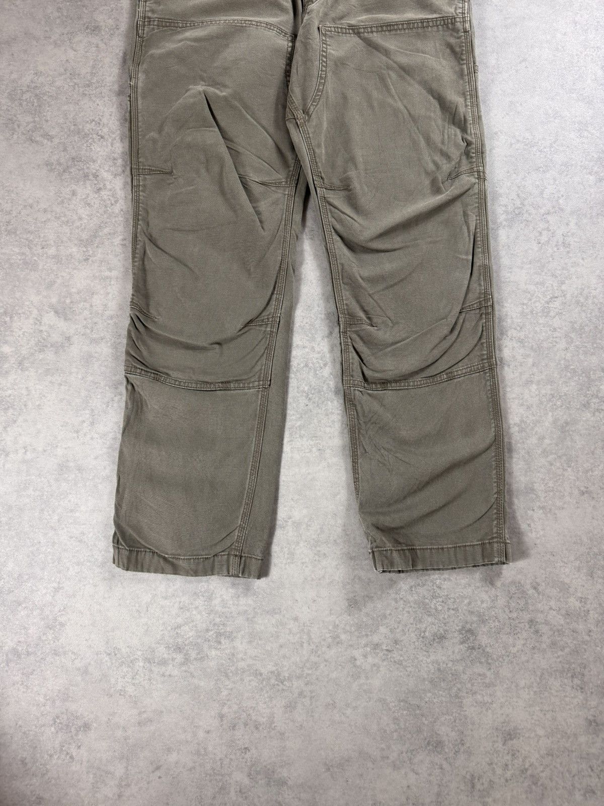 Carhartt Vintage faded olive green carhartt workwear pant Size US 36 / EU 52 - 5 Thumbnail