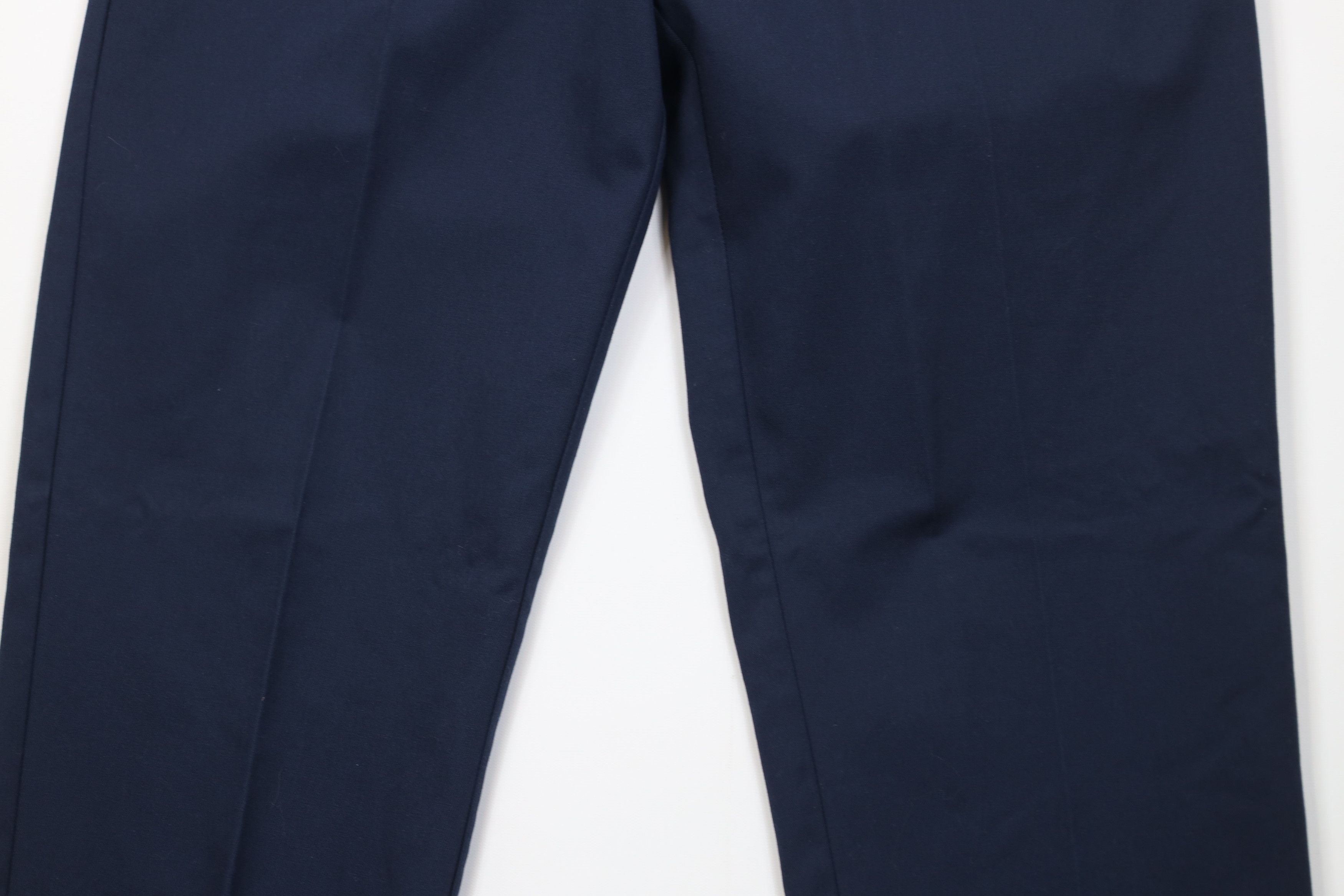 Vintage Vintage 90s Streetwear Wide Leg Chino Pants Workwear Blue Size US 36 / EU 52 - 3 Thumbnail