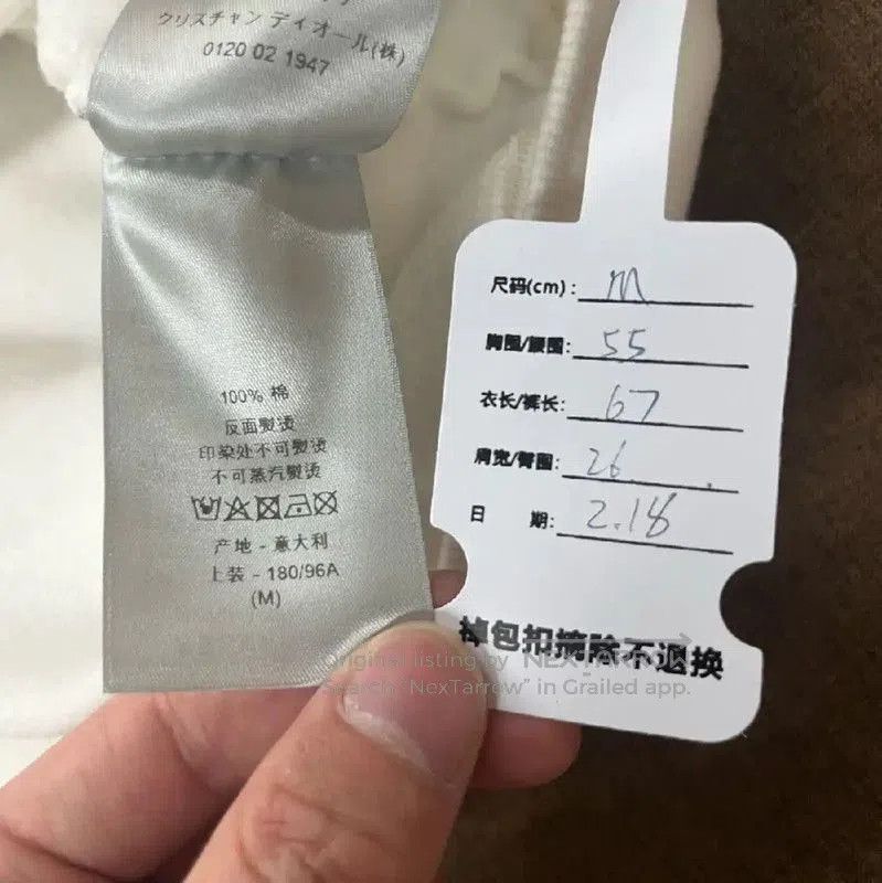 Dior Dior White Cotton Women's Hoodie . Size M / US 6-8 / IT 42-44 - 5 Thumbnail