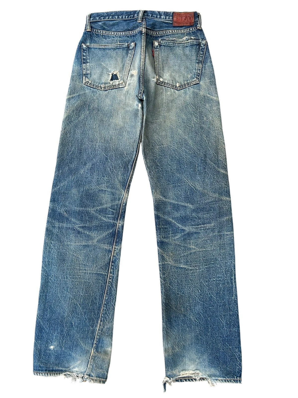 Kapital Thrashed Vintage Denime Selvedge Denim Jeans Size US 29 - 4 Thumbnail