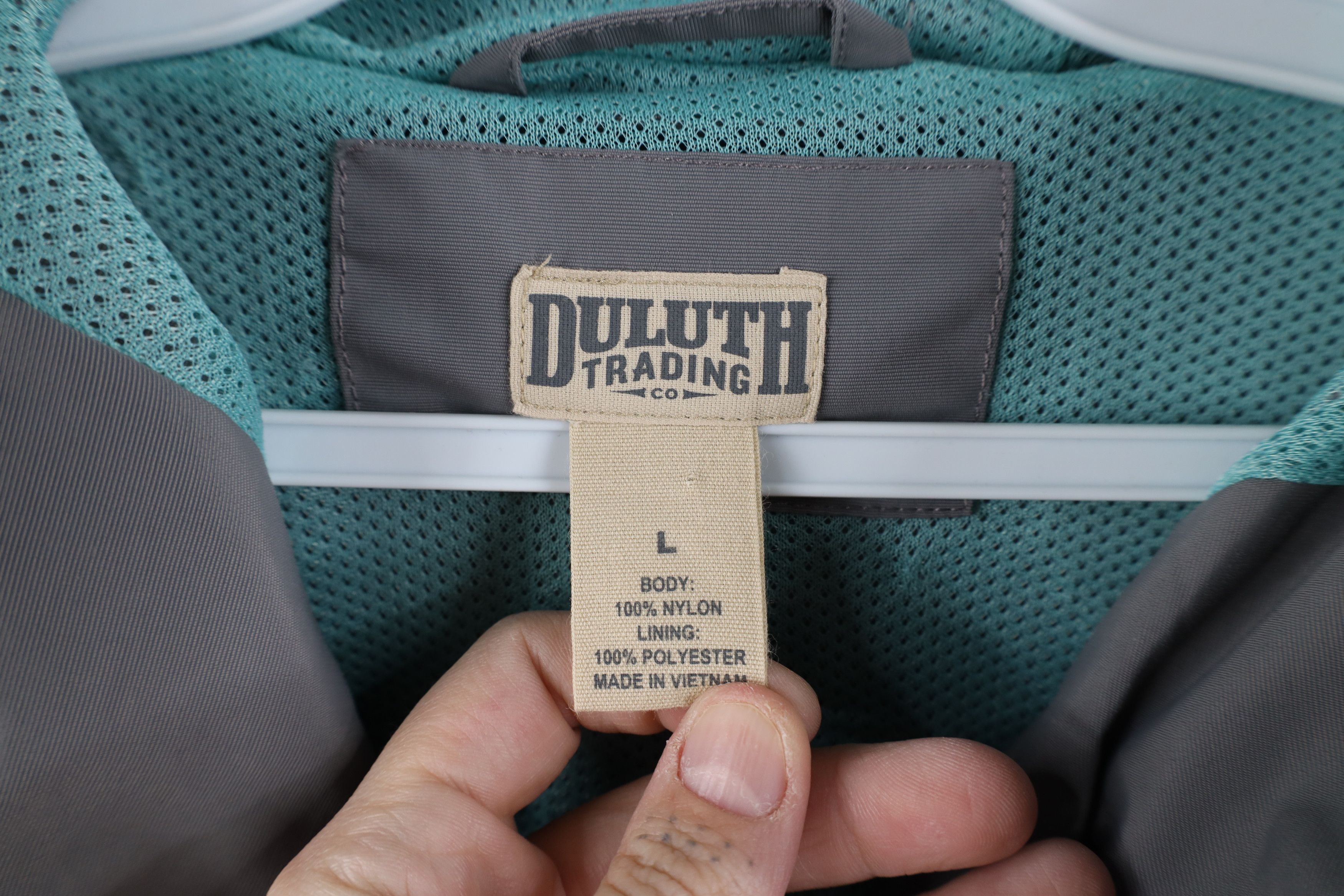 Duluth Trading Company × Vintage Duluth Trading Co Full Zip Hooded Parka Jacket Gray Size L / US 10 / IT 46 - 6 Thumbnail