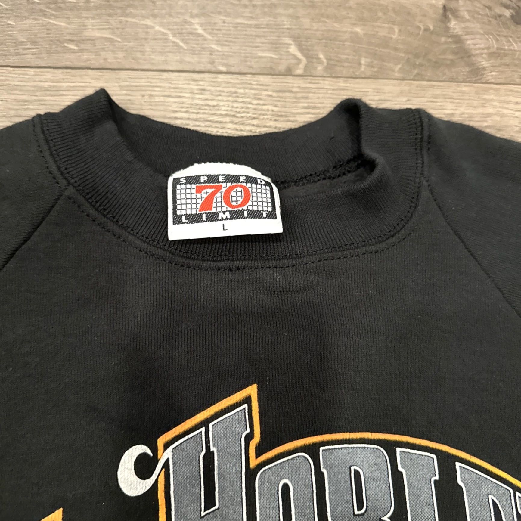 Harley Davidson VINTAGE Harley-Davidson Sweatshirt Shirt Mens L Black 1988 Whiskey Graphic Print Motorcycle Crewneck Size US L / EU 52-54 / 3 - 3 Thumbnail