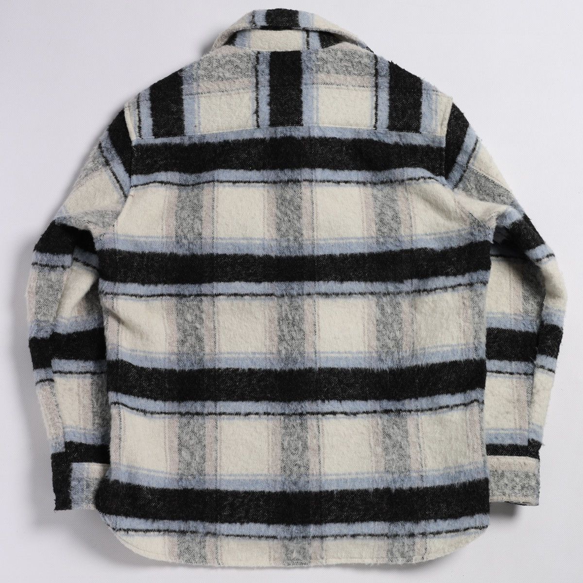 Allsaints Allsaints Rayado Ecru Flannel Plaid Check Overshirt Jacket Size US M / EU 48-50 / 2 - 2 Thumbnail