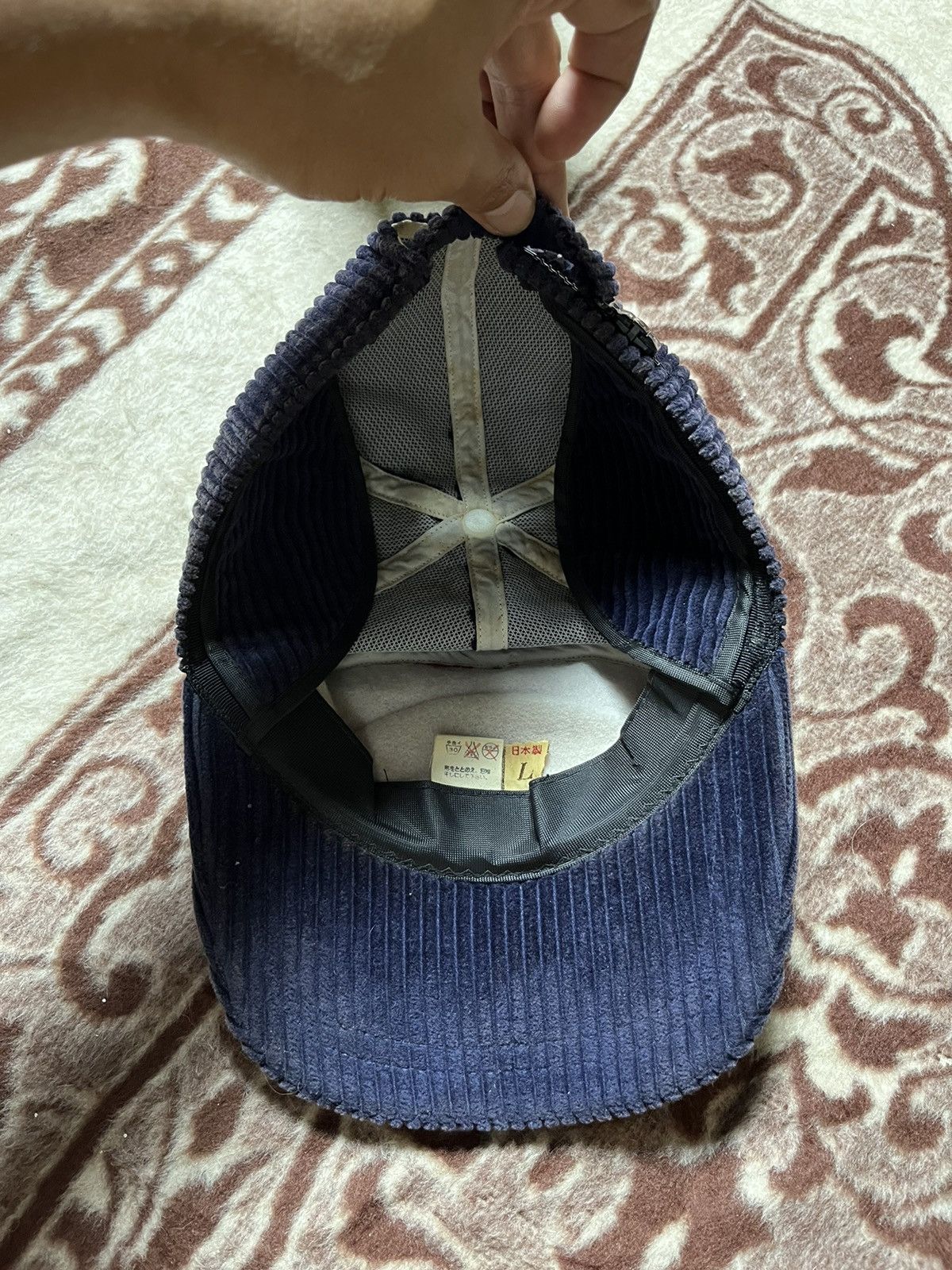 Formula 1 × Vintage 🔥Vintage Giant Slalom Racing Staff 5 Panel Courdroy Cap 🇯🇵 Size ONE SIZE - 5 Thumbnail
