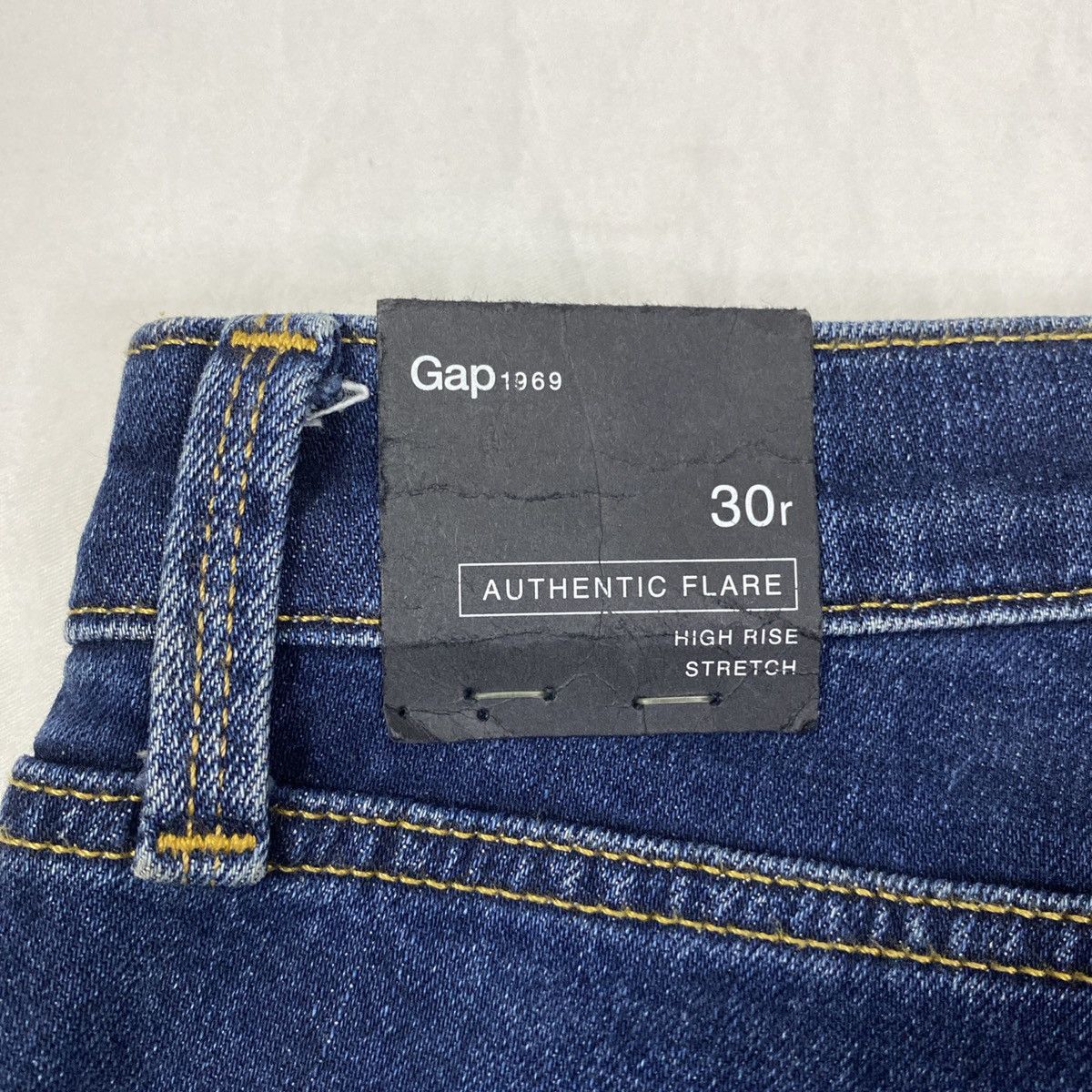 Gap Gap Authentic Flare High Rise Dark Women's Jeans Sz 30R NWT Size 30" / US 8 / IT 44 - 10 Thumbnail