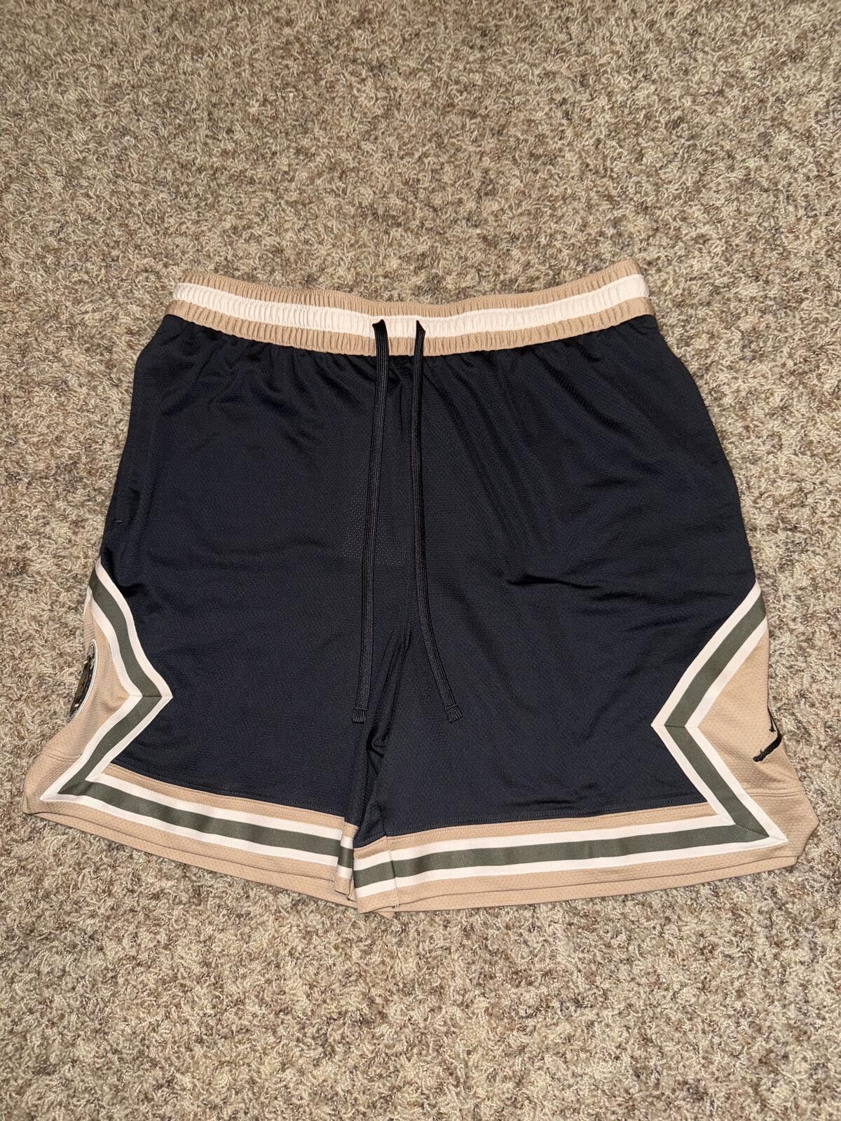 Nike Jordan Men’s Dri FIT Sports Beijing China Olive Green Shorts Size US 40 / EU 56 - 1 Thumbnail
