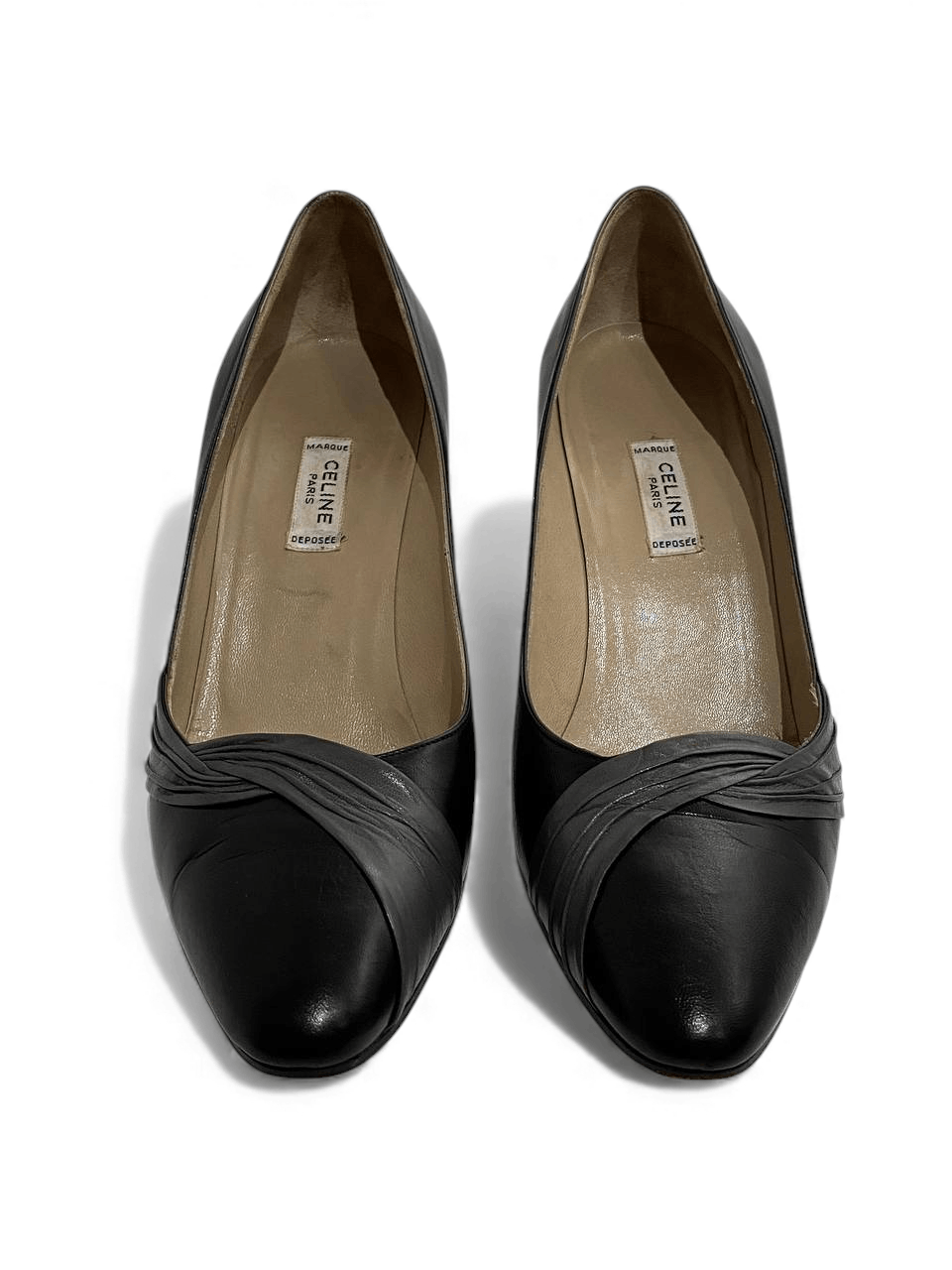 Celine Celine Paris Vintage Black Mid Heel Pumps Shoes Size US 7 / IT 37 - 5 Thumbnail