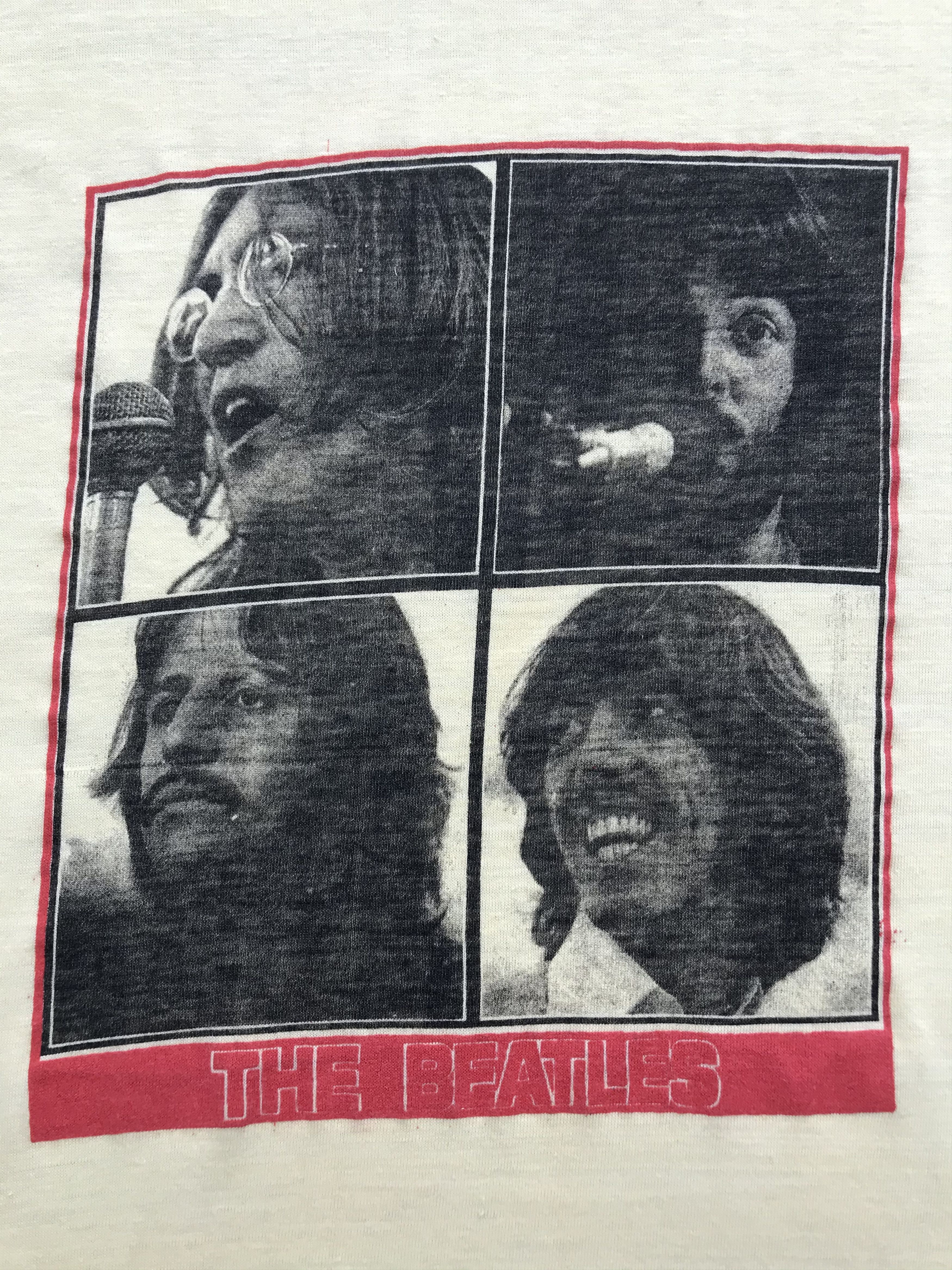 Band Tees × Vintage Vintage 80s The Beatles Let It Be T Shirt Rare Size US L / EU 52-54 / 3 - 2 Thumbnail