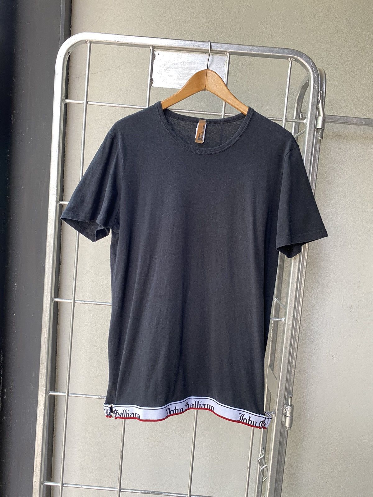 John Galliano black tee