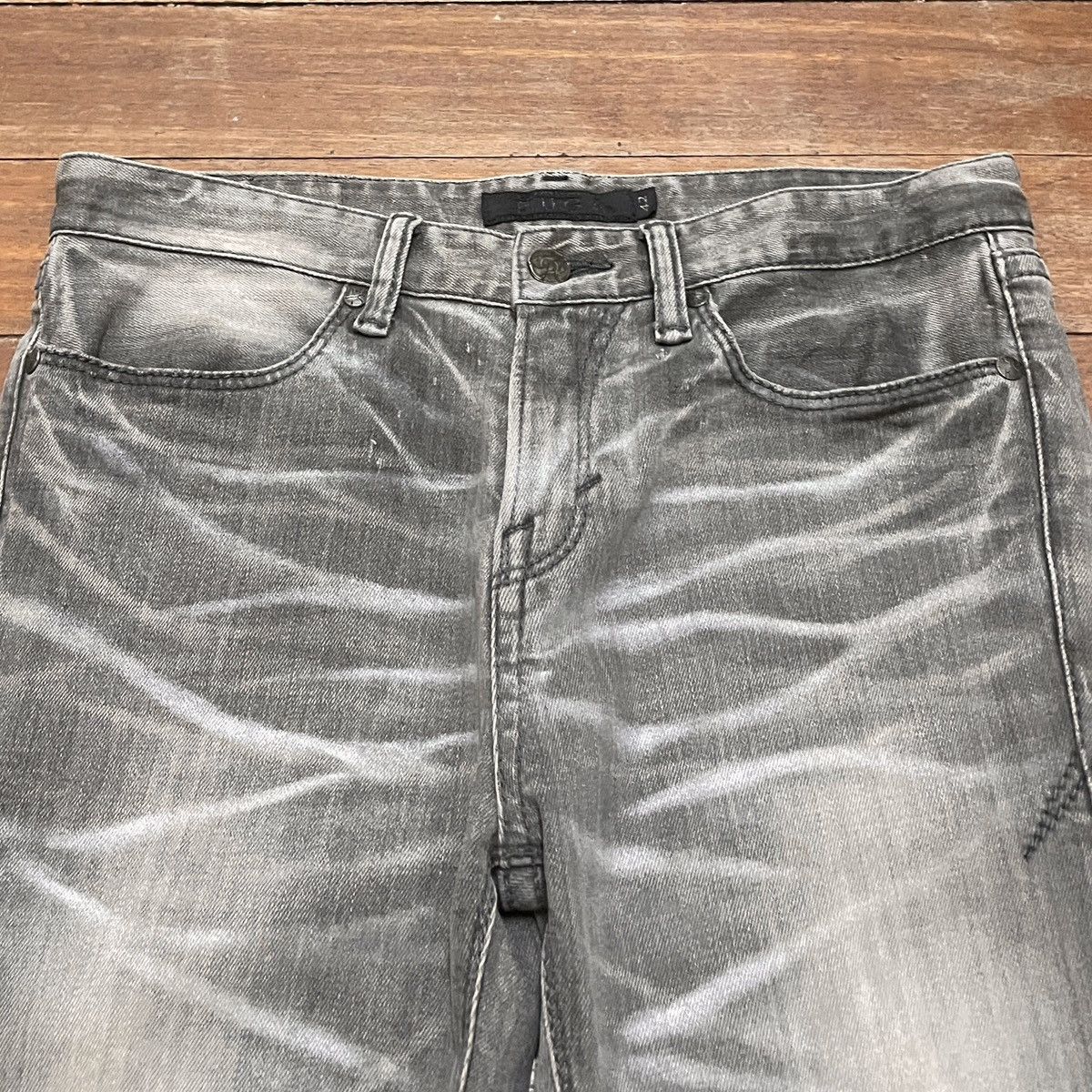 14th Addiction Very Rare Vintage Japanese Brand FUGA Flash Jeans 1990s Size US 30 / EU 46 - 3 Thumbnail