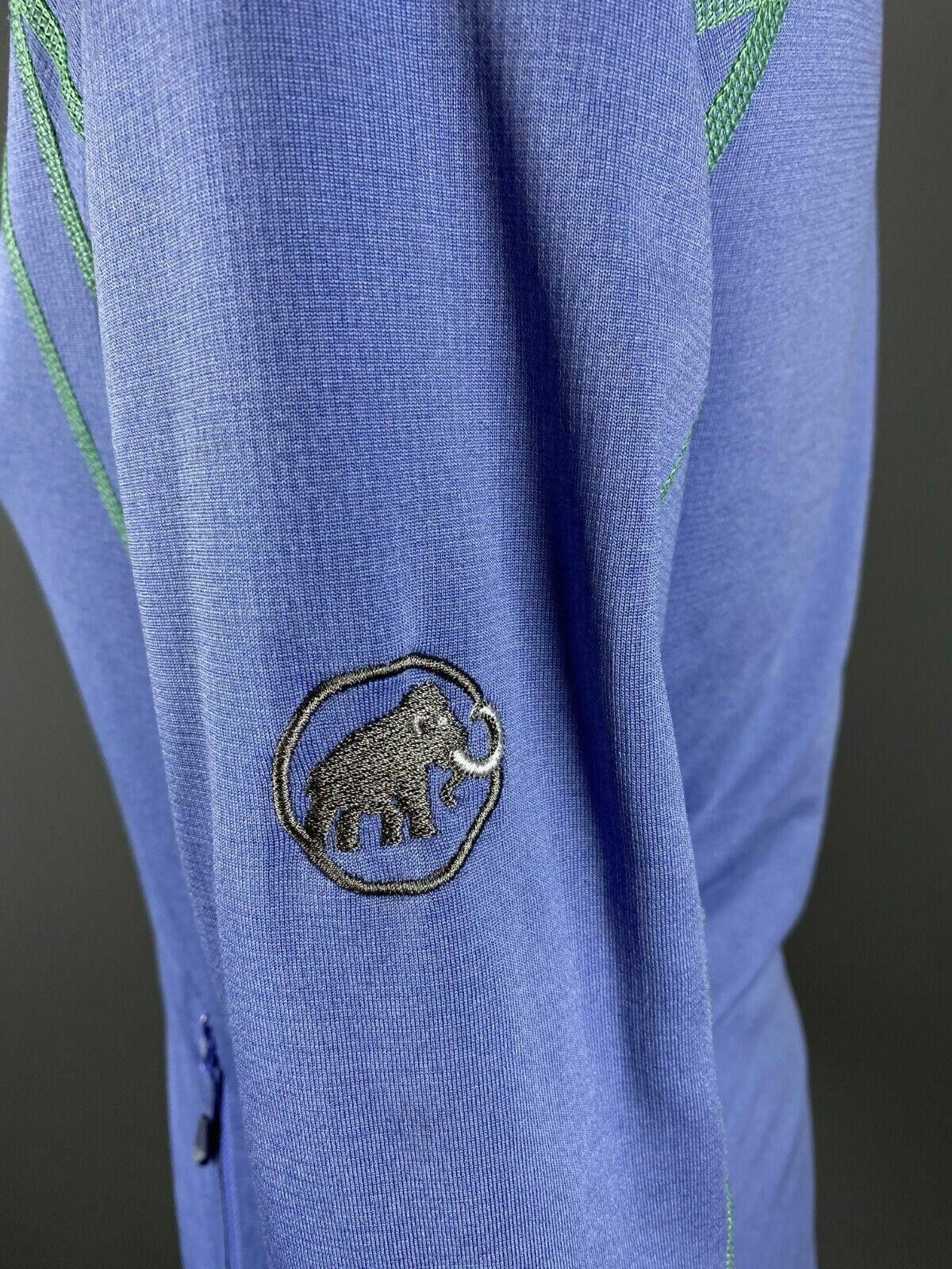 Mammut Mammut Swiss Design Blue High Neck Full Zip Sweater Size M Size M / US 6-8 / IT 42-44 - 5 Thumbnail