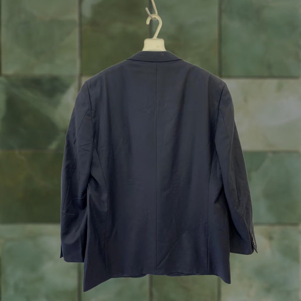 Ermenegildo Zegna VINTAGE Ermenegildo Zegna Blazer Navy XXL Adult Men’s Two-Button Sport Coat 100% Wool Super 100s Fine Worsted Made in Switzerland Size 48R - 1 Thumbnail