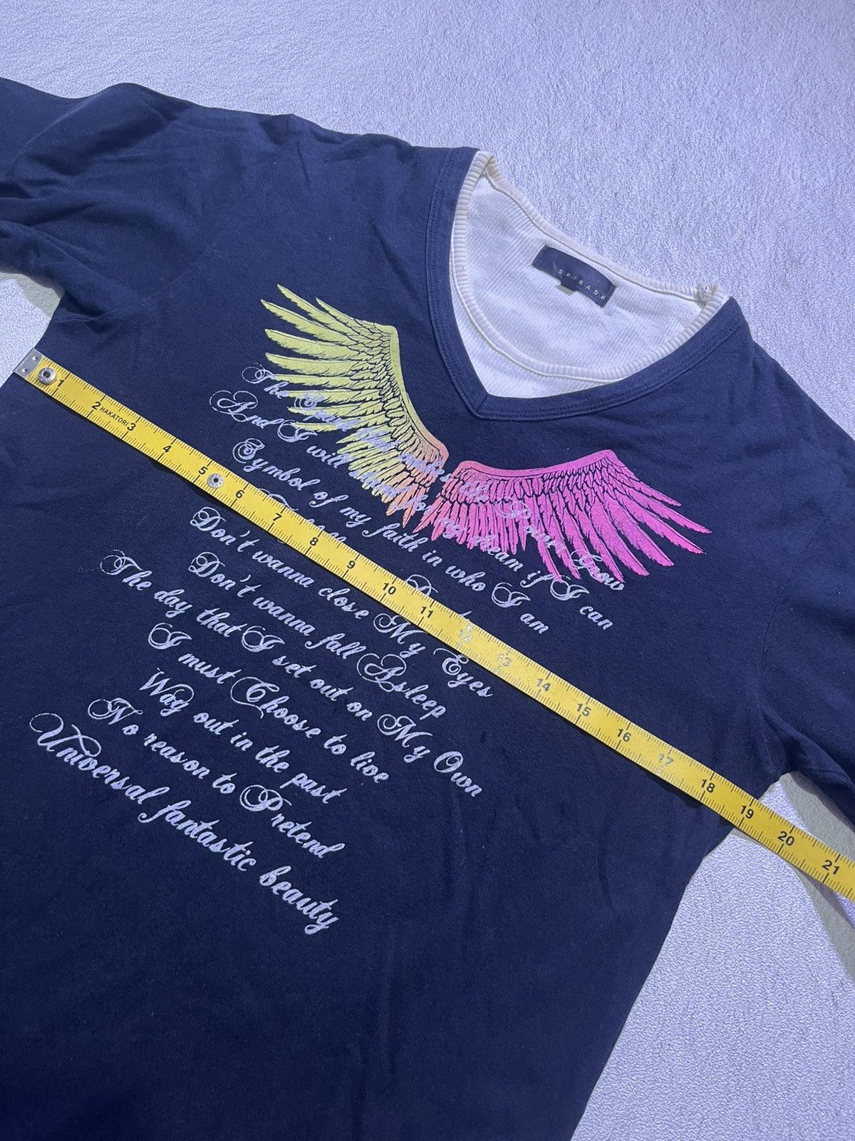 Japanese Brand Y2K SPINASH long sleeve tshirt Size US M / EU 48-50 / 2 - 8 Thumbnail