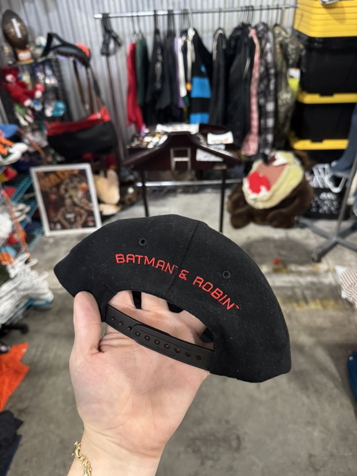 DC Comics × Vintage Vintage 1997 Batman And Robin Movie Promo Snap Back Size ONE SIZE - 3 Thumbnail
