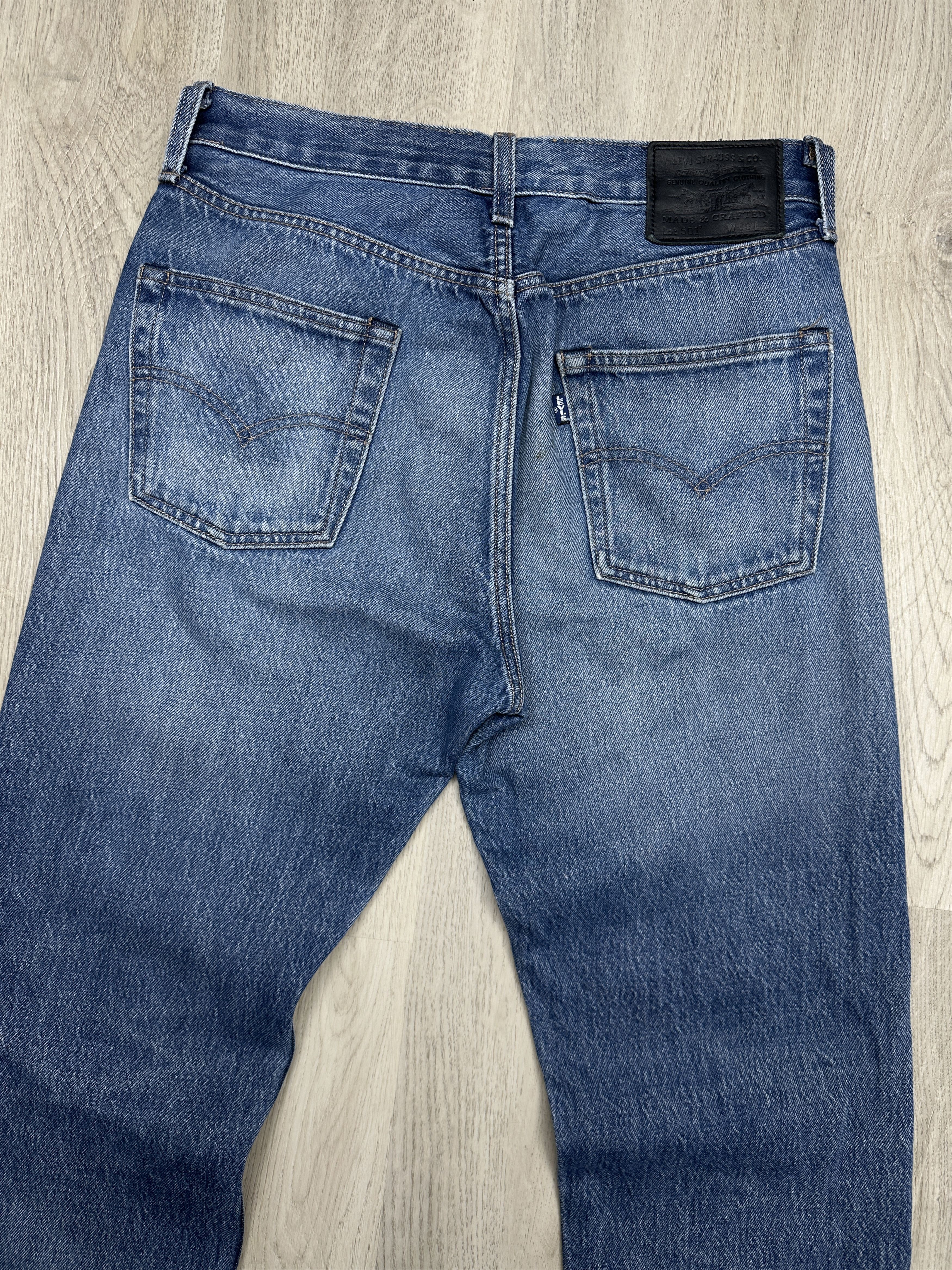 Levi's Levi's 512 Made & Crafted Mens Salvage Denim Pants Jeans Size US 30 / EU 46 - 2 Thumbnail