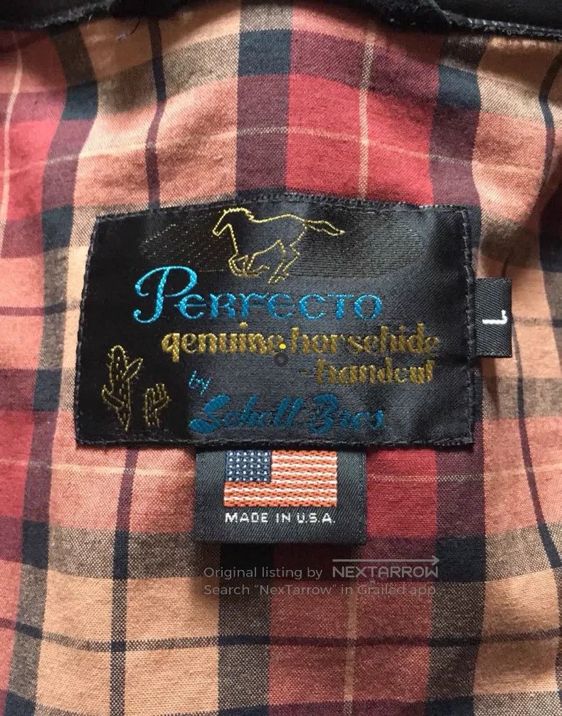 Schott Schott Horseskin leather clothing Size US XL / EU 56 / 4 - 4 Thumbnail
