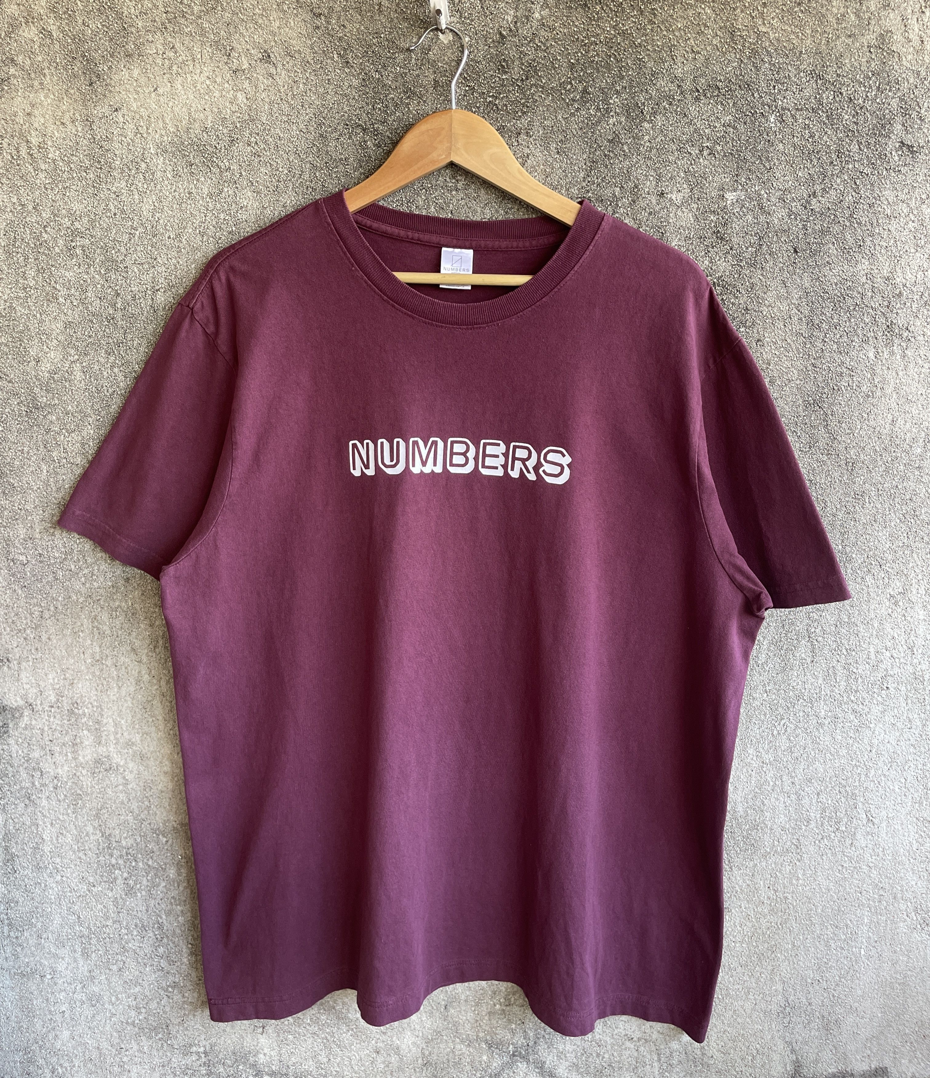 Numbers Hype🔥Numbers🔥Center Logo Tee Made in Usa Size US XL / EU 56 / 4 - 1 Thumbnail