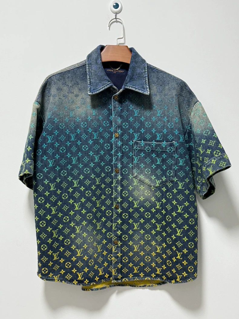 Louis Vuitton Louis Vuitton SS23 Letter Logo Jacquard Single Breasted De Size US L / EU 52-54 / 3 - 1 Thumbnail