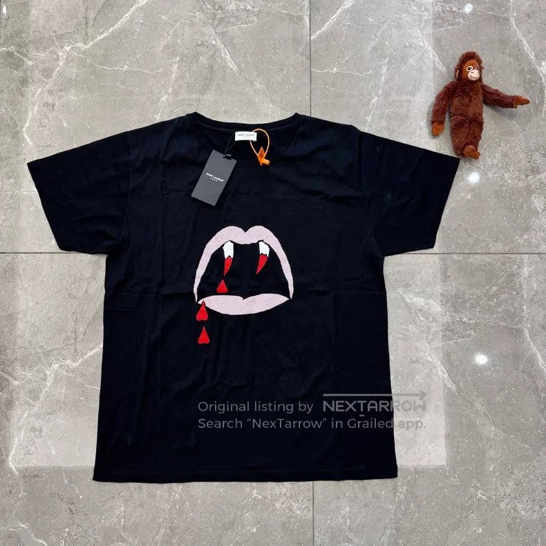 Saint Laurent Paris ブラッドラスター　Tシャツ luxury-men-saint-laurent-paris