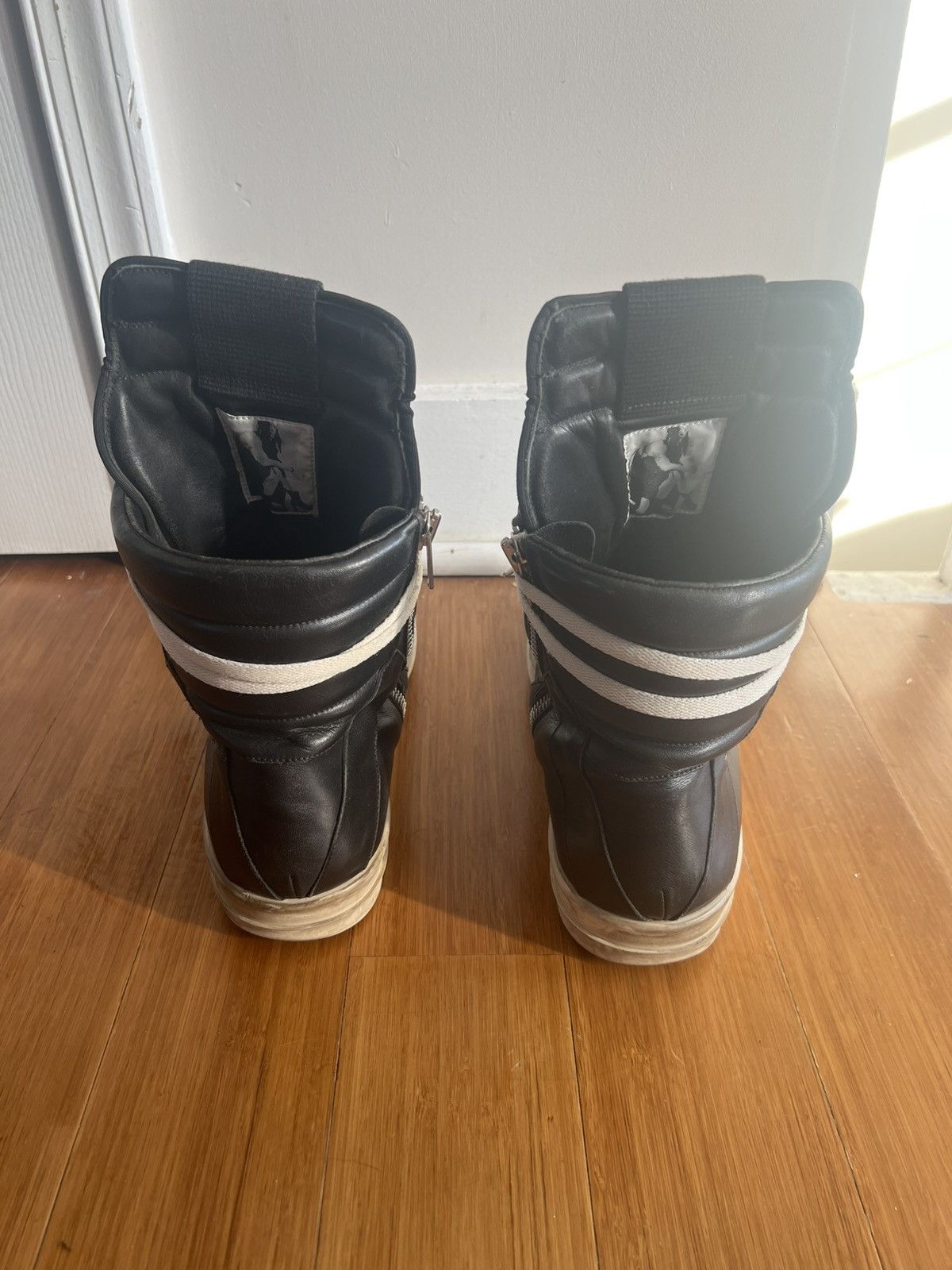 Rick Owens Rick Owens Geobasket Sneaker Black Size 13/46 Size US 13 / EU 46 - 8 Thumbnail