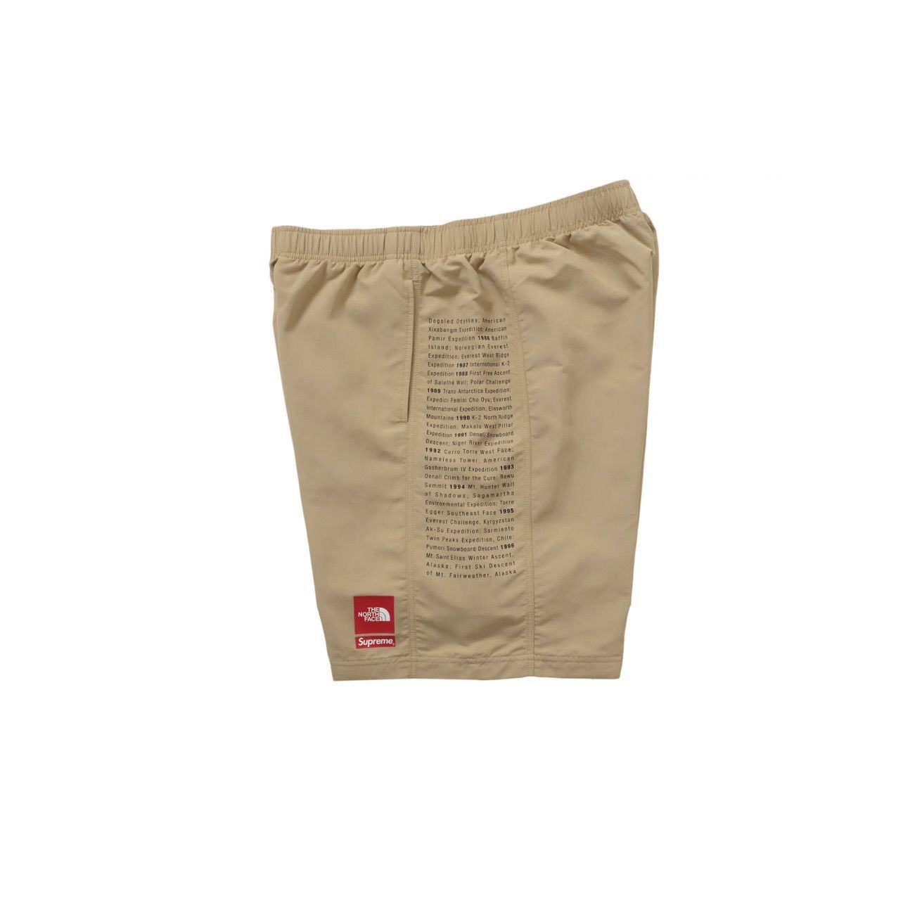 Supreme × The North Face Supreme The North Face Nylon Short Khaki Size: XL Size US 38 / EU 54 - 2 Thumbnail