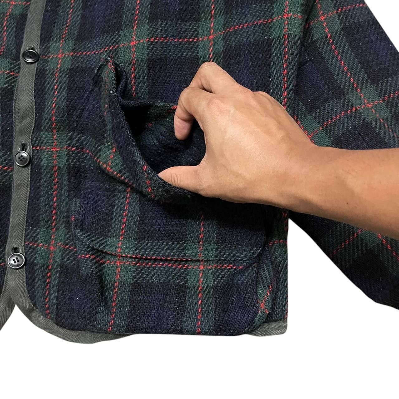 BIGI Vintage Issey Miyake Inspired Mens Bigi Wool Cardigan Jacket Size US L / EU 52-54 / 3 - 6 Thumbnail