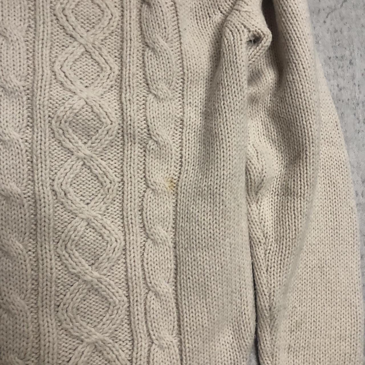 Other Cream cable knit sweater knitwear Size US M / EU 48-50 / 2 - 3 Thumbnail
