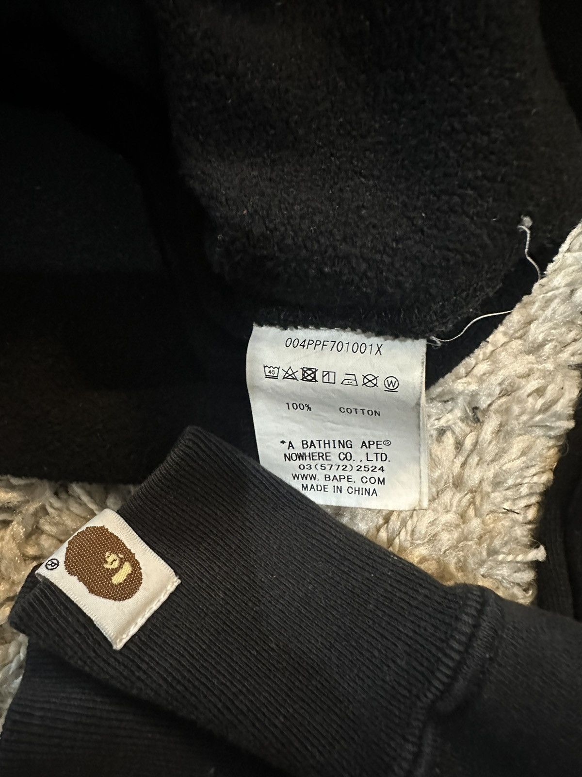 Bape Bape Back Logo Black Hoodie Size M Size US M / EU 48-50 / 2 - 6 Thumbnail